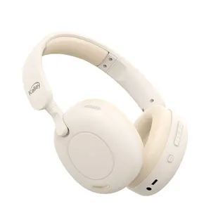 Audífonos de Diadema KALLEY Inalámbricos Bluetooth Over Ear K-AC2 Cancelación de Ruido Crema - 