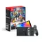 Consola NINTENDO SWITCH Modelo OLED Gris|Negro + Juego Super Smash Bros + 3 Meses de Nintendo Switch Online