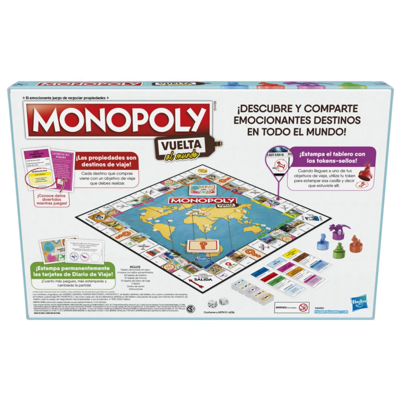 Juego De Mesa Monopoly Viaja Por El Mundo