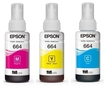 Kit 3 EPSON botellas 664 color - 