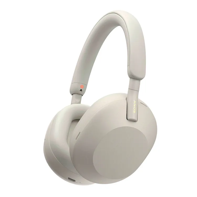 Audífonos de Diadema SONY Inalámbricos Bluetooth Over Ear WH-1000XM5 Cancelación de Ruido Gris