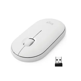Mouse LOGITECH Inalámbrico Bluetooth Óptico M350 Blanco - 