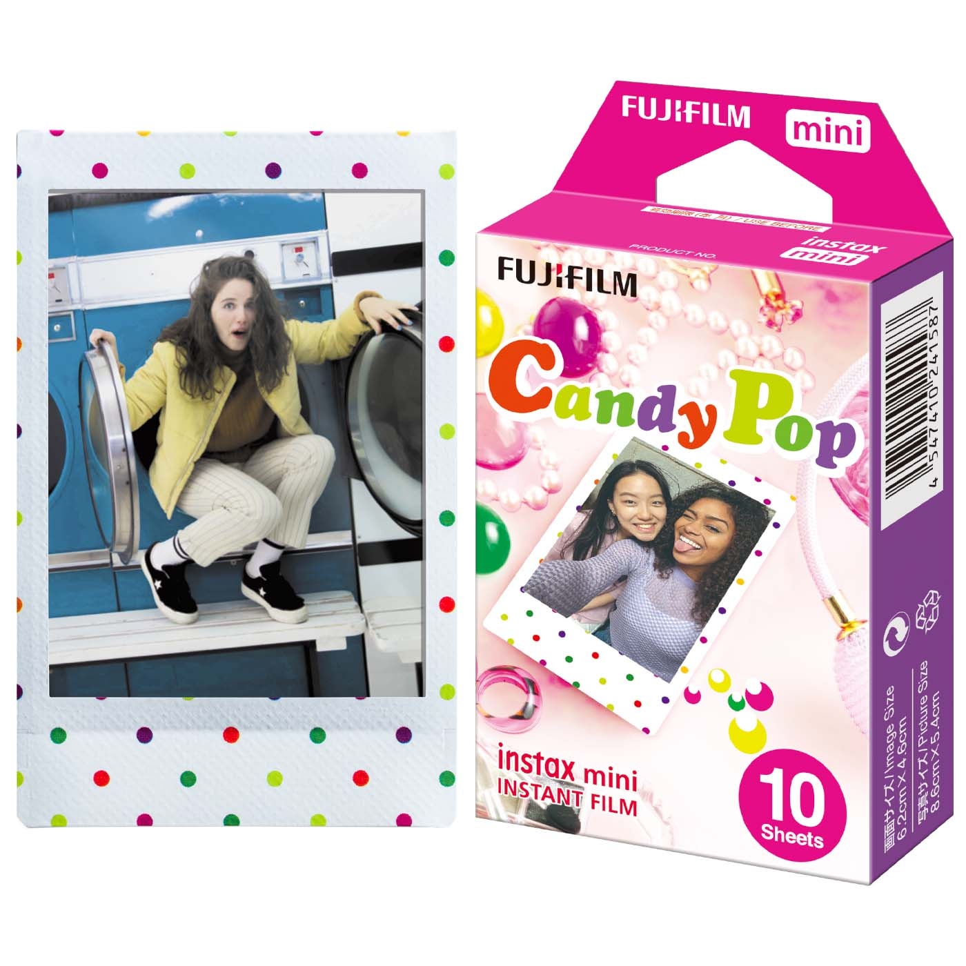 Papel Fuji INSTAX Mini Candy x 10
