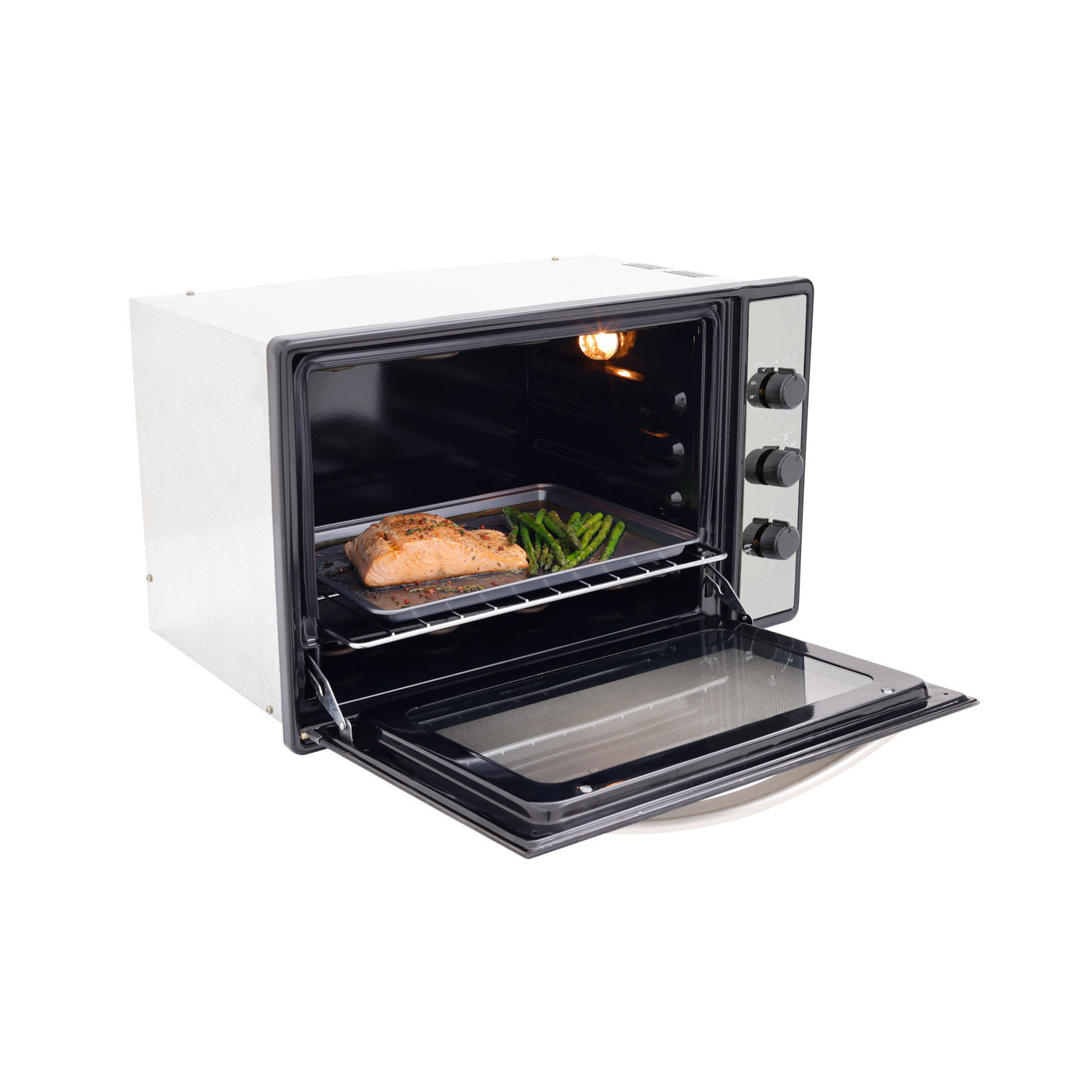 Horno de Empotrar HACEB 60cms Eléctrico ASF 60-36 120V Plateado Horno de Empotrar HACEB 60cms Eléctrico ASF 60-36 120V Plateado