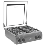Estufa de Mesa SUPERIOR 4 Puestos Gas Propano 7054 Gris - " Estufa de Mesa SUPERIOR 4 Puestos Gas Propano 7054 Gris -