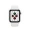 Apple Watch Series 5 + Cellular 40 mm Caja de Acero Inoxidable Plata, Correa Deportiva Blanca
