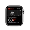 Apple Watch Series 5 + Cellular 40 mm Caja de Acero Inoxidable Negro Espacial, Correa Deportiva Negra