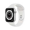 Apple Watch Series 6 de 44 mm Caja de Aluminio en Plata, Correa Deportiva Blanca - 