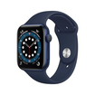 Apple Watch Series 6 de 44 mm Caja de Aluminio en Azul, Correa Deportiva Azul Marino Intenso - 