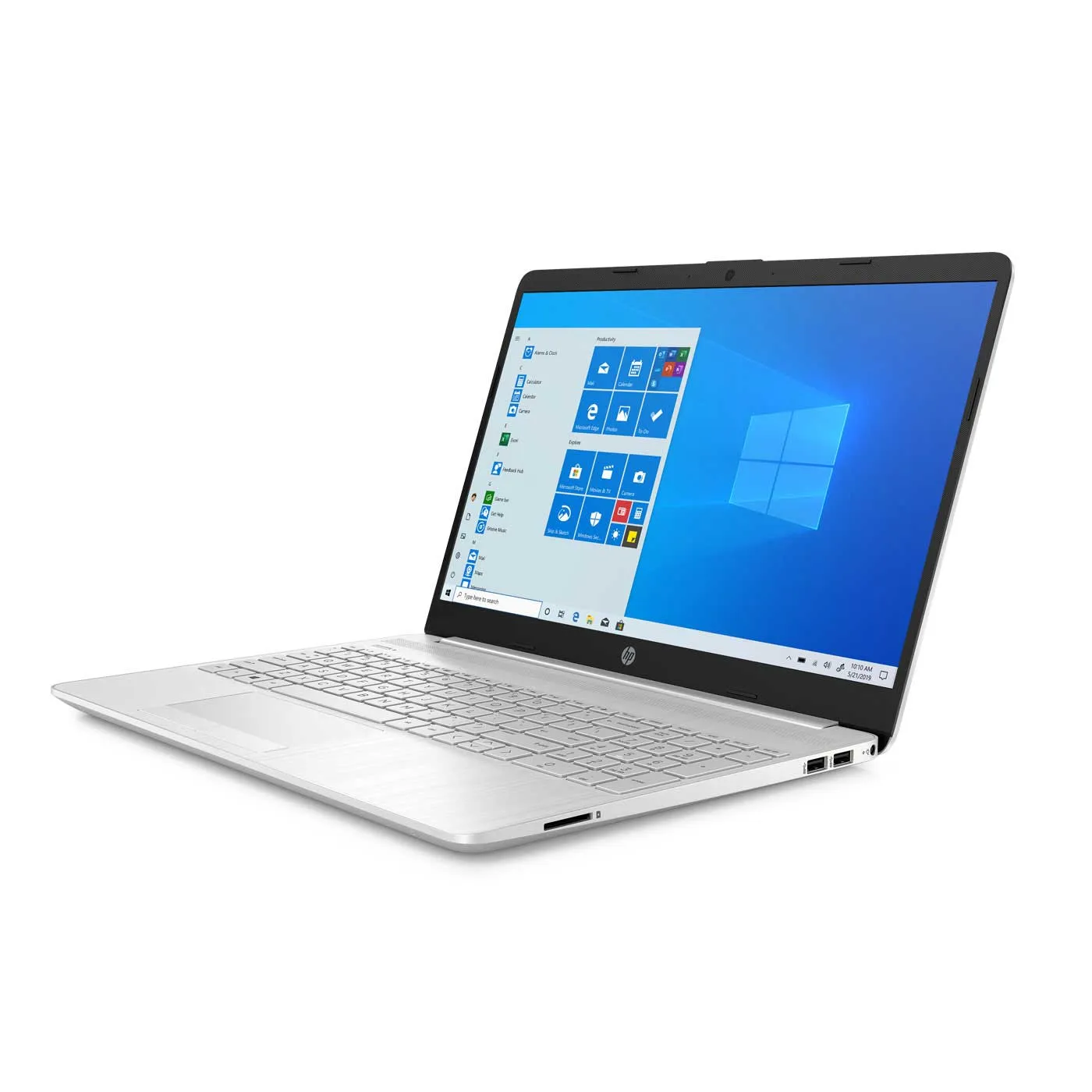 Computador Portátil HP 15,6" Pulgadas dw1073 - Intel Core i7 - RAM 8GB - Disco SSD 256 GB - Plata