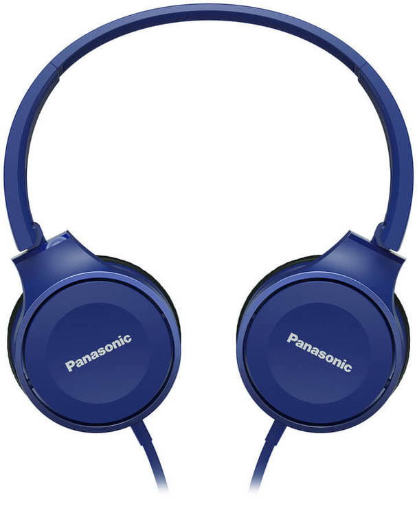 Audífonos de Diadema PANASONIC Alámbricos On Ear RP-HF100 Azul