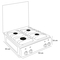 Estufa de Mesa SUPERIOR 4 Puestos Gas Propano 7054 Gris Estufa de Mesa SUPERIOR 4 Puestos Gas Propano 7054 Gris
