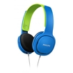 Audífonos de Diadema PHILIPS Alámbricos On Ear para Niño SHK2000 Azul - 