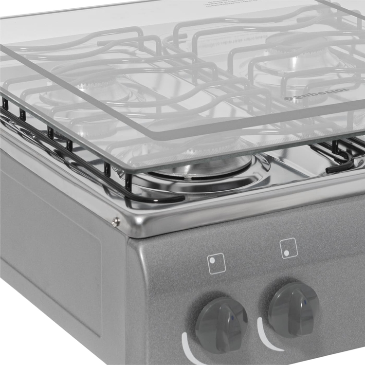 Estufa de Mesa SUPERIOR 4 Puestos Gas Propano 7054 Gris Estufa de Mesa SUPERIOR 4 Puestos Gas Propano 7054 Gris