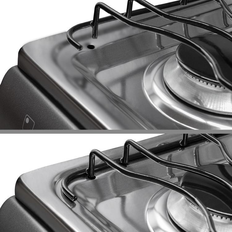 Estufa de Mesa SUPERIOR 4 Puestos Gas Propano 7054 Gris Estufa de Mesa SUPERIOR 4 Puestos Gas Propano 7054 Gris