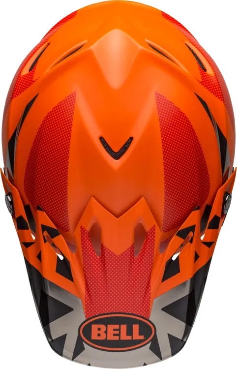 Casco Moto BELL Talla M MOTO 9 MIPS TREMOR Naranja