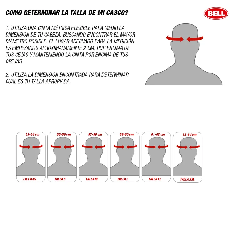 Casco Moto BELL Talla L MX 9 ADVENTURE DASH Rojo