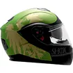 Casco Moto SHOX Talla M ATOM Verde - 