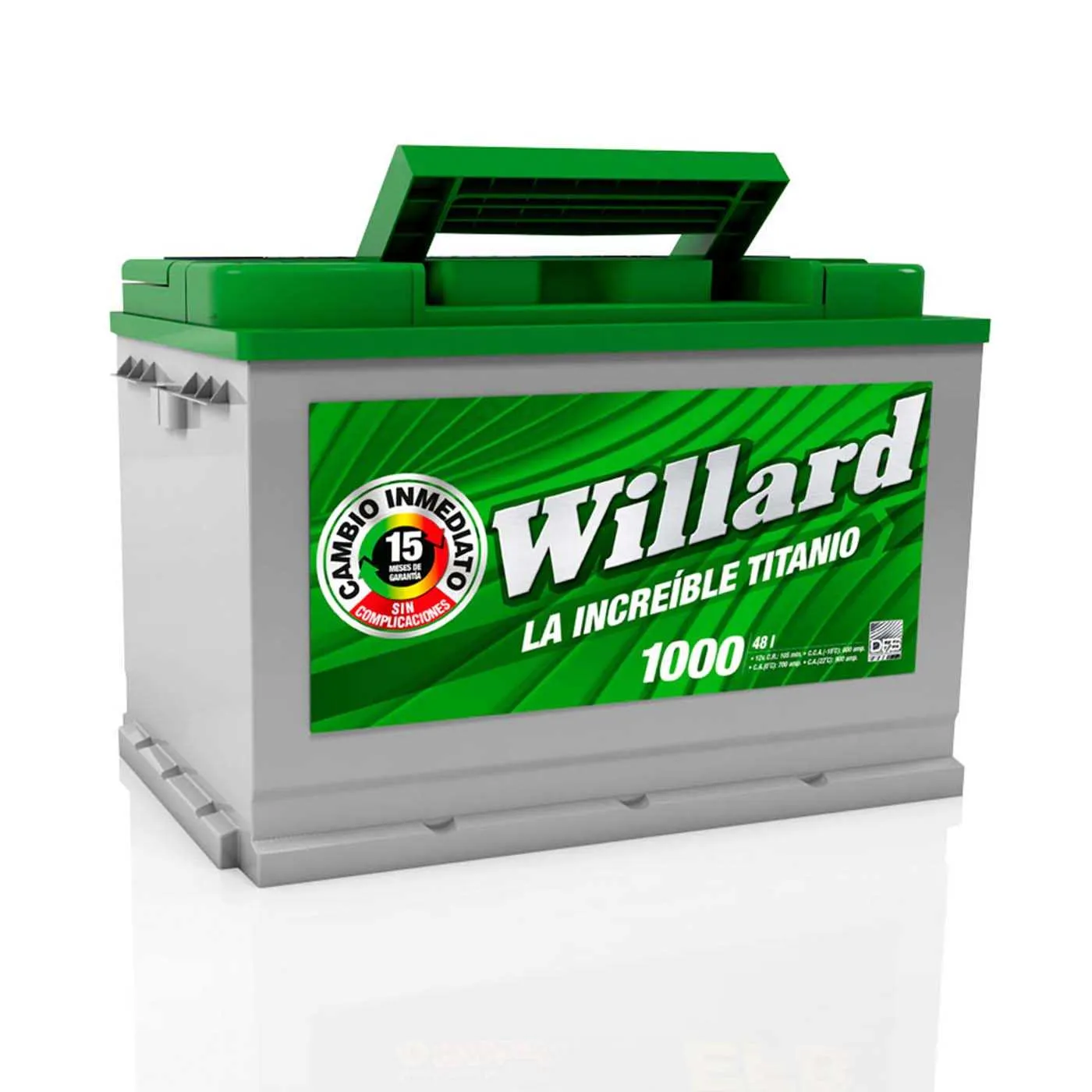 Batería Carro WILLARD Titanio 48I-1000
