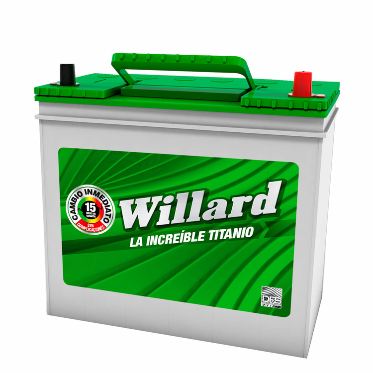 Batería Carro WILLARD Titanio NS60D-650T