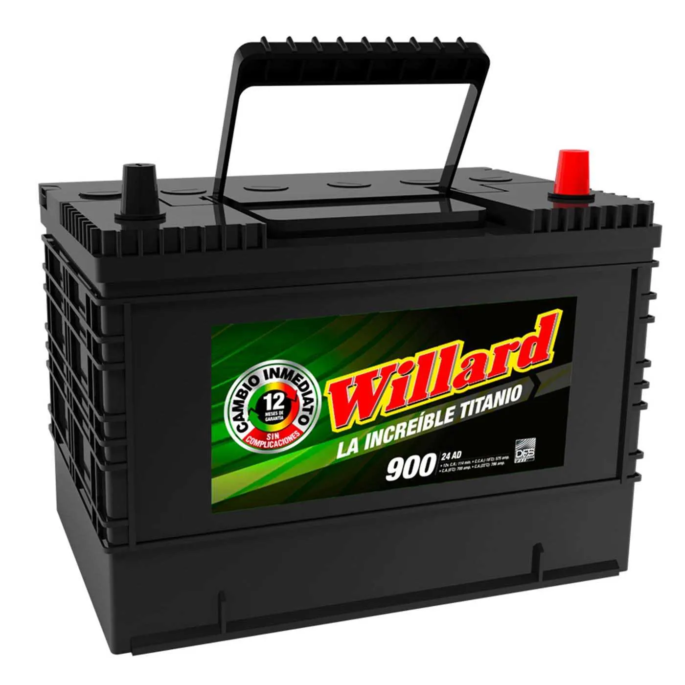 Batería Carro WILLARD 24AD-900