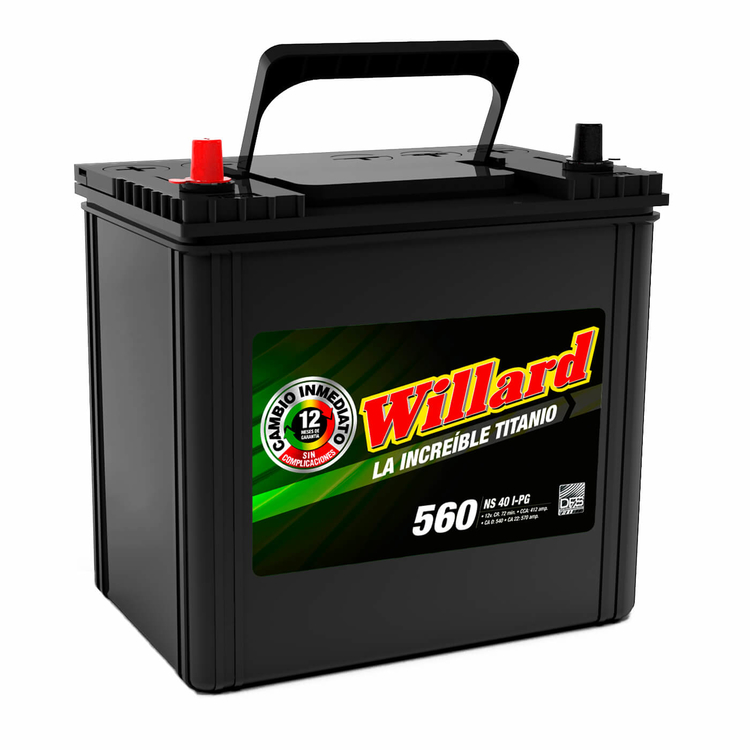 Batería Carro WILLARD NS40I-560PG