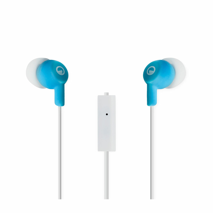 Audífonos ESENSES Alámbricos In Ear Manos Libres EB-200 Azul/Blanco
