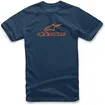 Camiseta Moto ALPINESTARS ALWAYS Navy Naranja Talla M - 