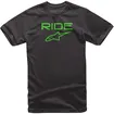Camiseta Moto ALPINESTARS RIDE 2.0 Negro Verde Talla S - 
