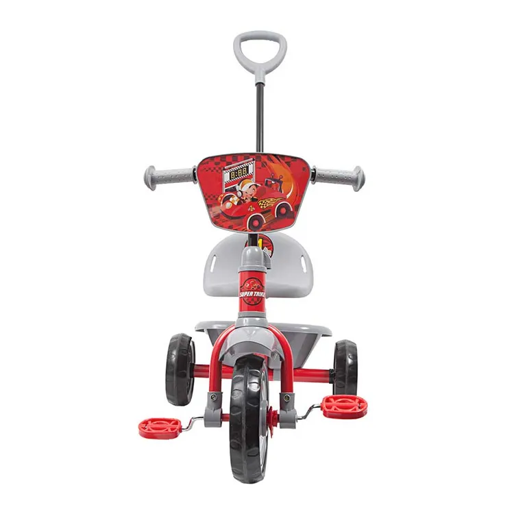 Triciclo Infantil Gris/Rojo CHEER WAY