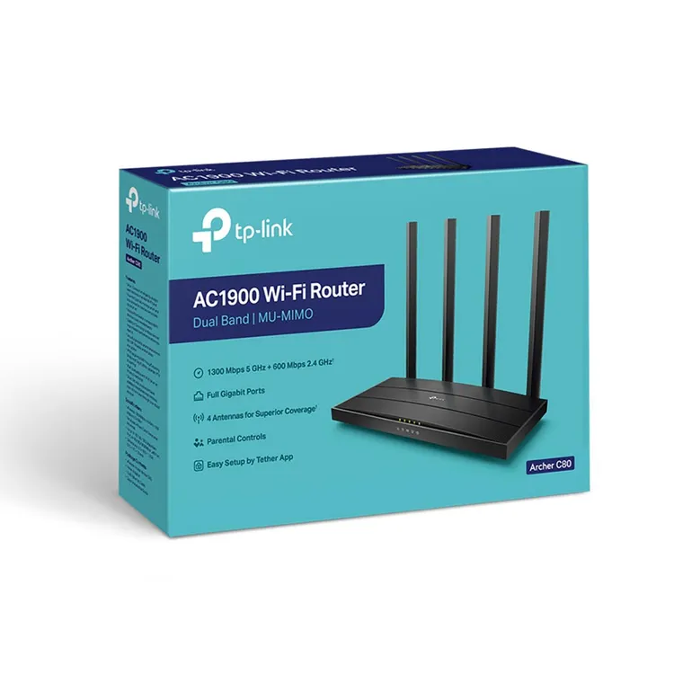 Router TP-LINK 4 Antenas AC1900Mbps MU-MIMO