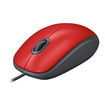 Mouse LOGITECH Alambrico Optico M110 Silent.Rojo - 