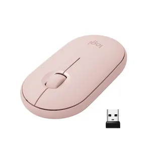 Mouse LOGITECH Bluetooth Óptico M350 Rosado - 