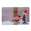 Set x 4 Individuales + 4 Portavasos JOY Árbol Navidad Nieve - " Set x 4 Individuales + 4 Portavasos JOY Árbol Navidad Nieve -