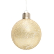 Bola de Navidad JOY Dorada con Luz 10 cm - " Bola de Navidad JOY Dorada con Luz 10 cm -