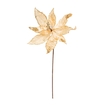 Adorno Navideño Rama Flor JOY Poinsettia Dorada 55 cm - " Adorno Navideño Rama Flor JOY Poinsettia Dorada 55 cm -
