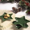 Plato en Forma de Estrella FREE HOME Verde 18 cm - " Plato en Forma de Estrella FREE HOME Verde 18 cm -