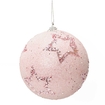 Bola de Navidad JOY Rosa 10 cm - " Bola de Navidad JOY Rosa 10 cm -