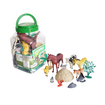 Set de Juguete Balde Animales Granja 60 Piezas MUNDO ANIMAL - " Set de Juguete Balde Animales Granja 60 Piezas MUNDO ANIMAL -