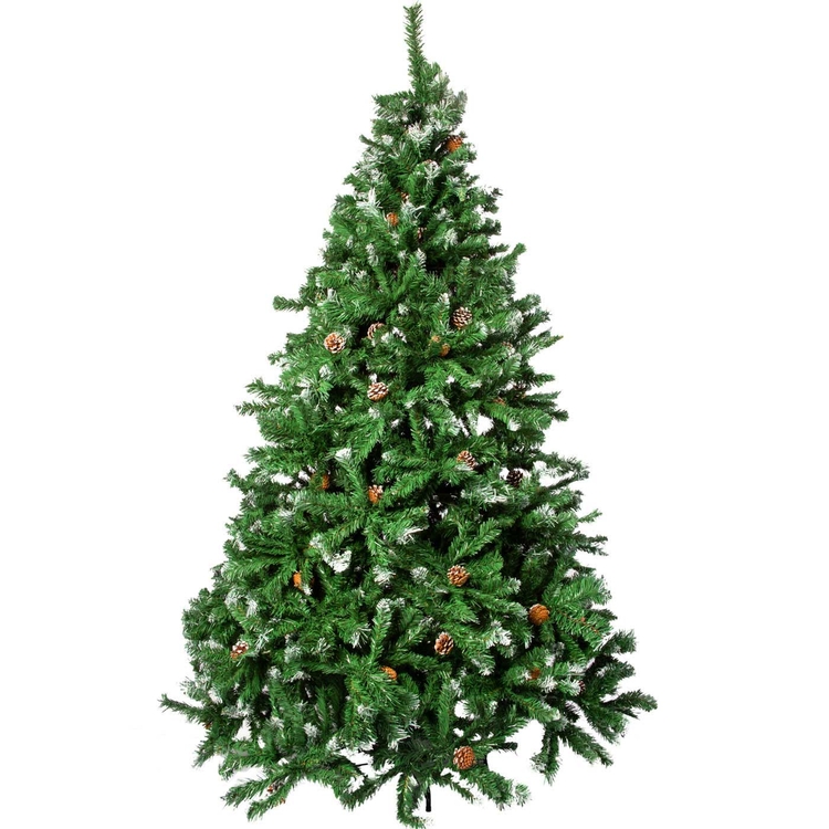 Árbol de Navidad JOY con Piñas 210 cm - 1372 Ramas | Alkosto