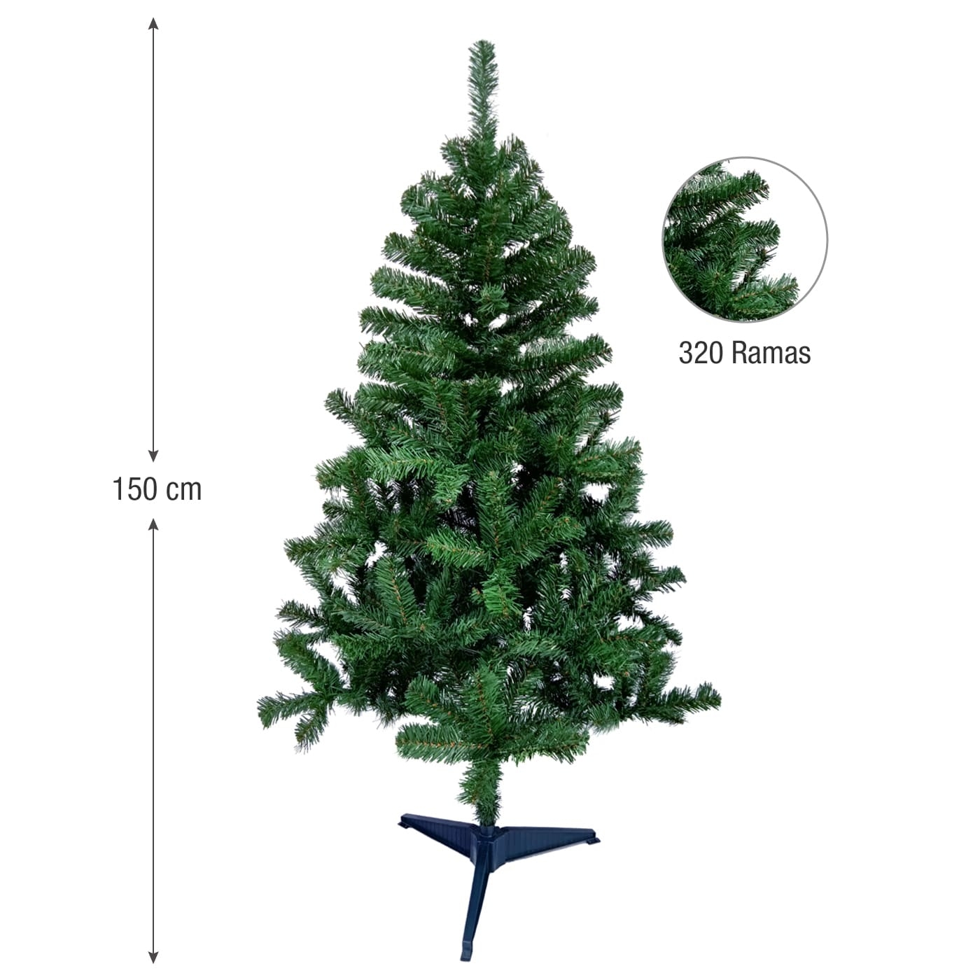 Árbol de Navidad JOY 150 cm - 320 Ramas Árbol de Navidad JOY 150 cm - 320 Ramas