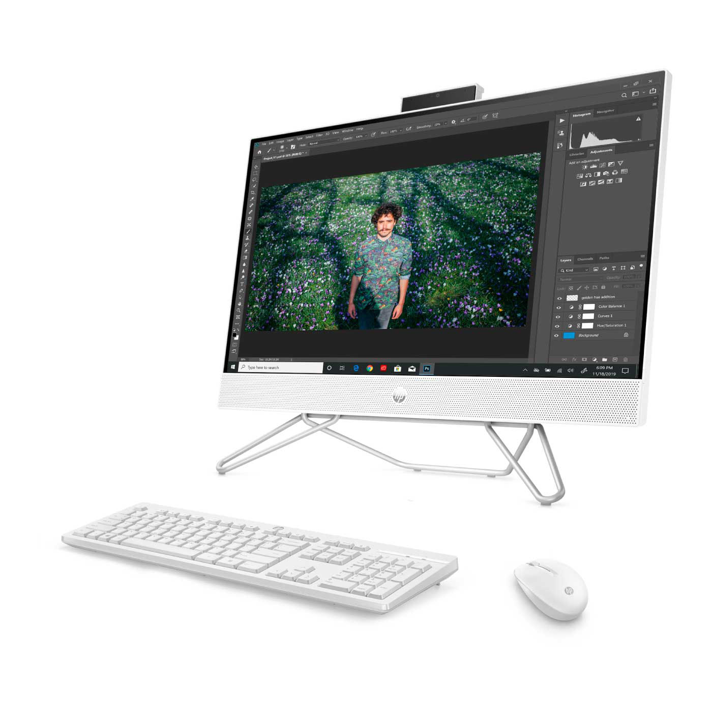 Computador All in One HP 23.8" Pulgadas cb0003la - AMD Ryzen 3 - RAM 8GB - Disco SSD 256 GB - Blanco Computador All in One HP 23.8" Pulgadas cb0003la - AMD Ryzen 3 - RAM 8GB - Disco SSD 256 GB - Blanco