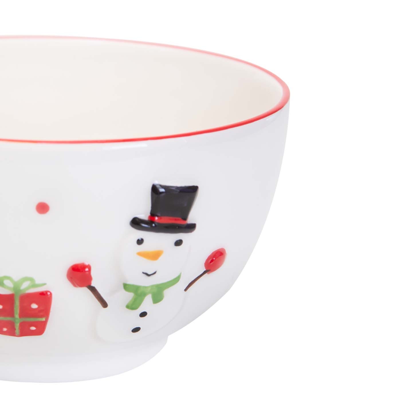 Bowl 15 cm JOY Muñeco de Nieve Navidad Bowl 15 cm JOY Muñeco de Nieve Navidad