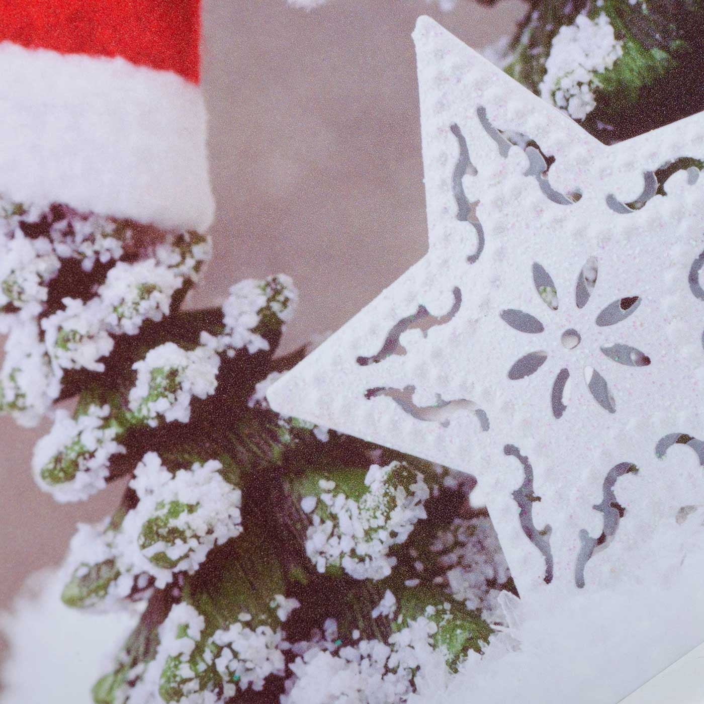 Set x 4 Individuales + 4 Portavasos JOY Árbol Navidad Nieve Set x 4 Individuales + 4 Portavasos JOY Árbol Navidad Nieve