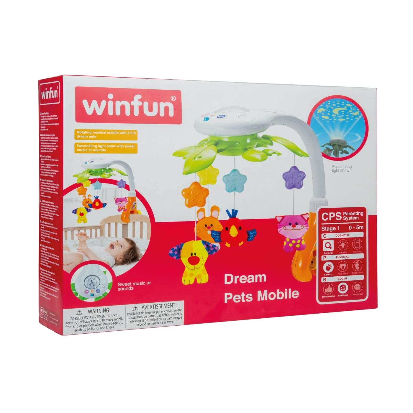 Móvil para Bebé de animalitos coloridos WINFUN Móvil para Bebé de animalitos coloridos WINFUN
