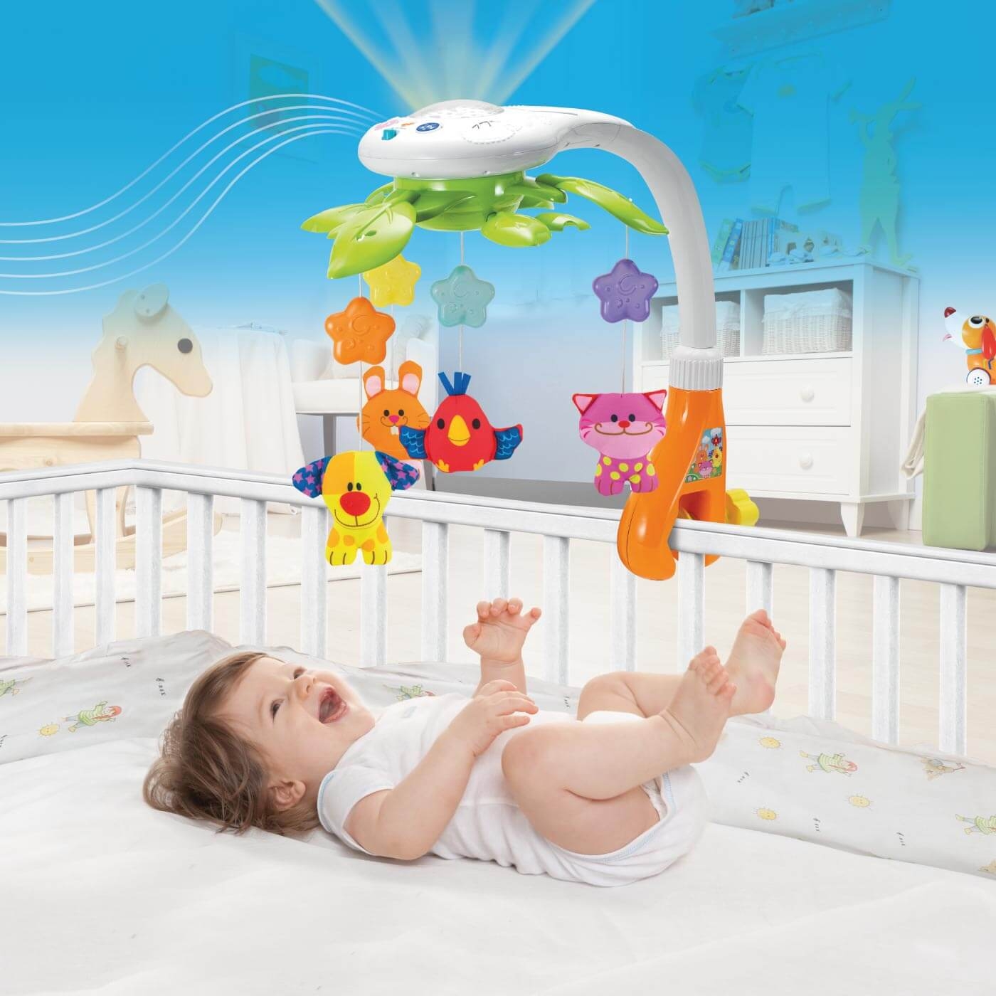 Móvil para Bebé de animalitos coloridos WINFUN Móvil para Bebé de animalitos coloridos WINFUN