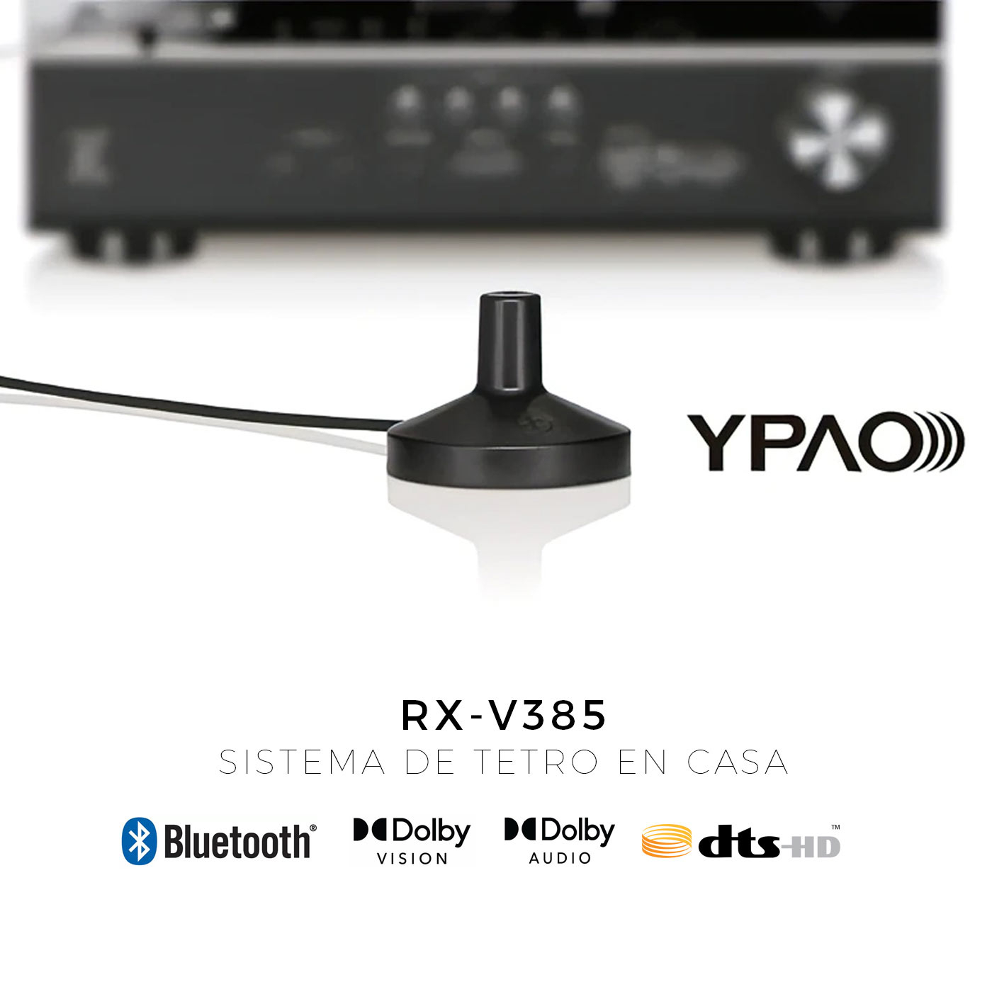 Amplificador YAMAHA RX-V385 Negro Amplificador YAMAHA RX-V385 Negro