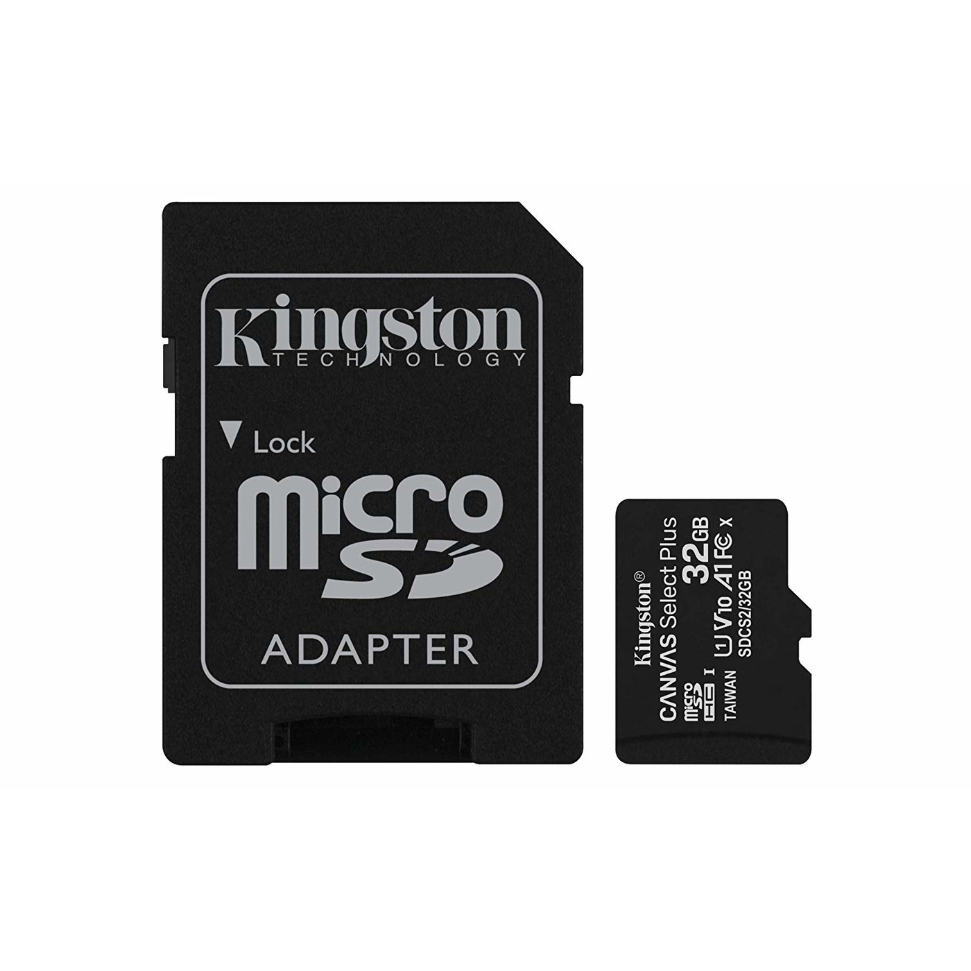 Memoria Micro SD KINGSTON 32GB + Adaptador Cl10