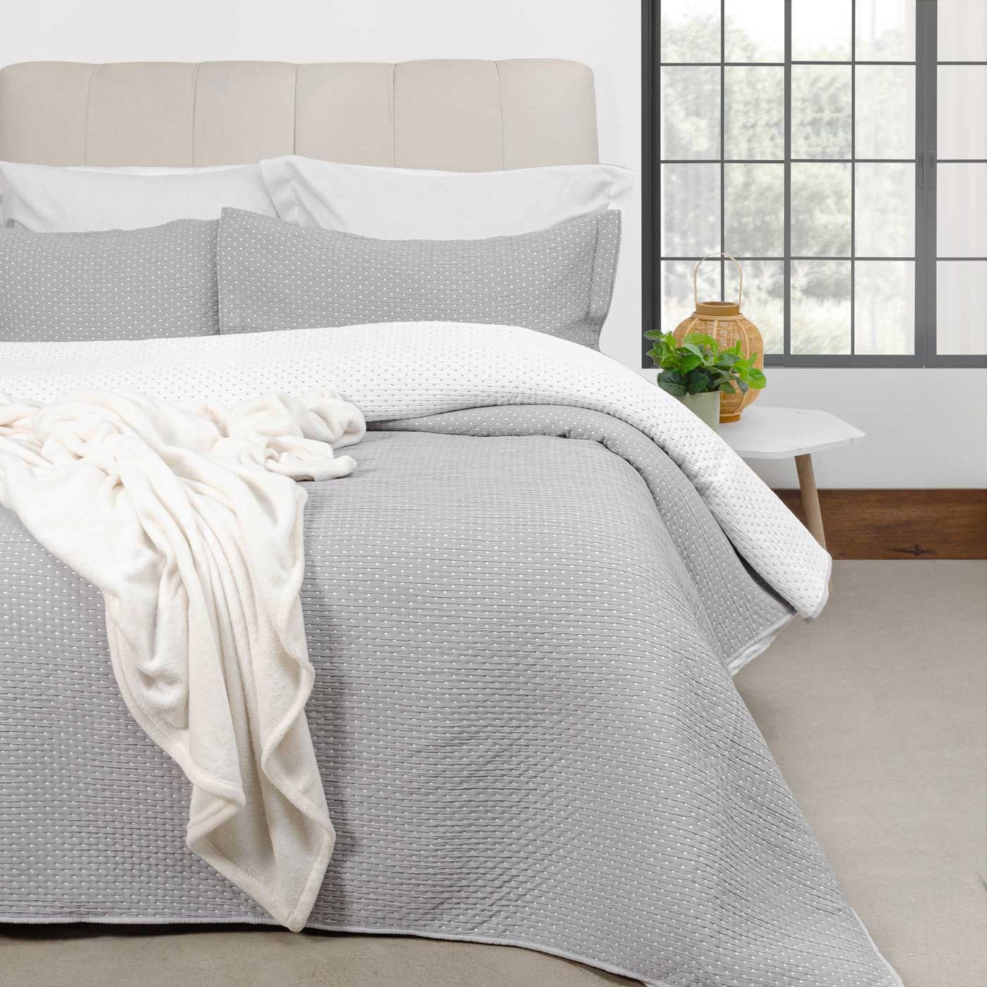 Cubrelecho/Cubrecama Doble JOY Doble Faz Jacquard Navidad Cubrelecho/Cubrecama Doble JOY Doble Faz Jacquard Navidad