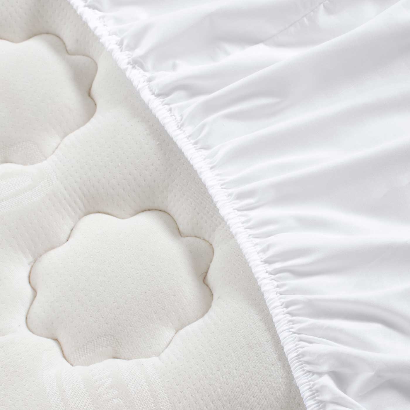 Juego de Sábanas Sencillo K-LINE Sateen 90 Gramos Blanco Juego de Sábanas Sencillo K-LINE Sateen 90 Gramos Blanco